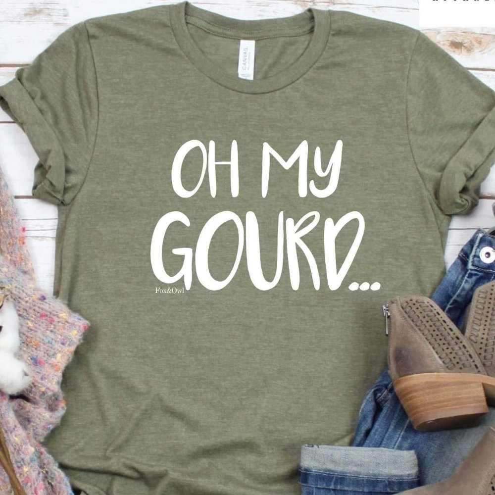 Fall Graphic T-Shirt - "Oh My Gourd...."